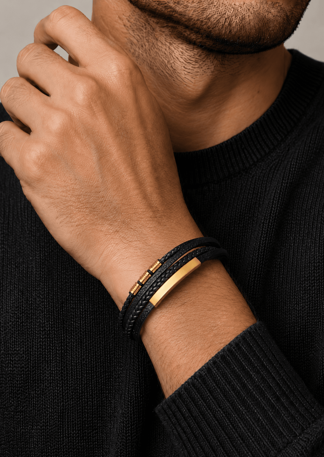 Lederarmband Titan Embrace
