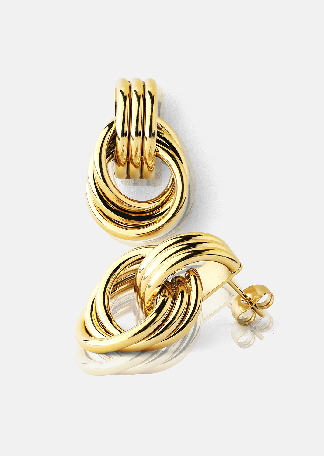 Ohrring Unity Loop - 18k Vergoldet