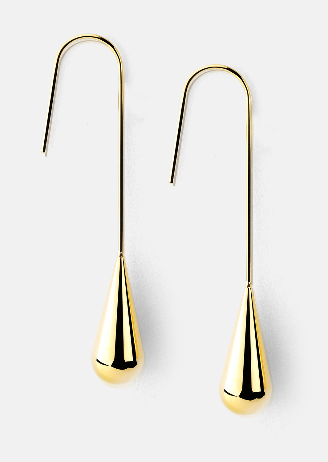 Ohrring Golden Drop Elegance - 18k Vergoldet