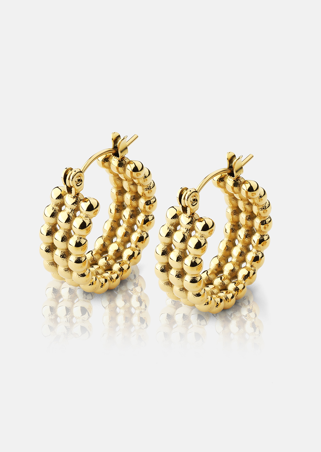 Ohrringe Sfera – 18k Vergoldet
