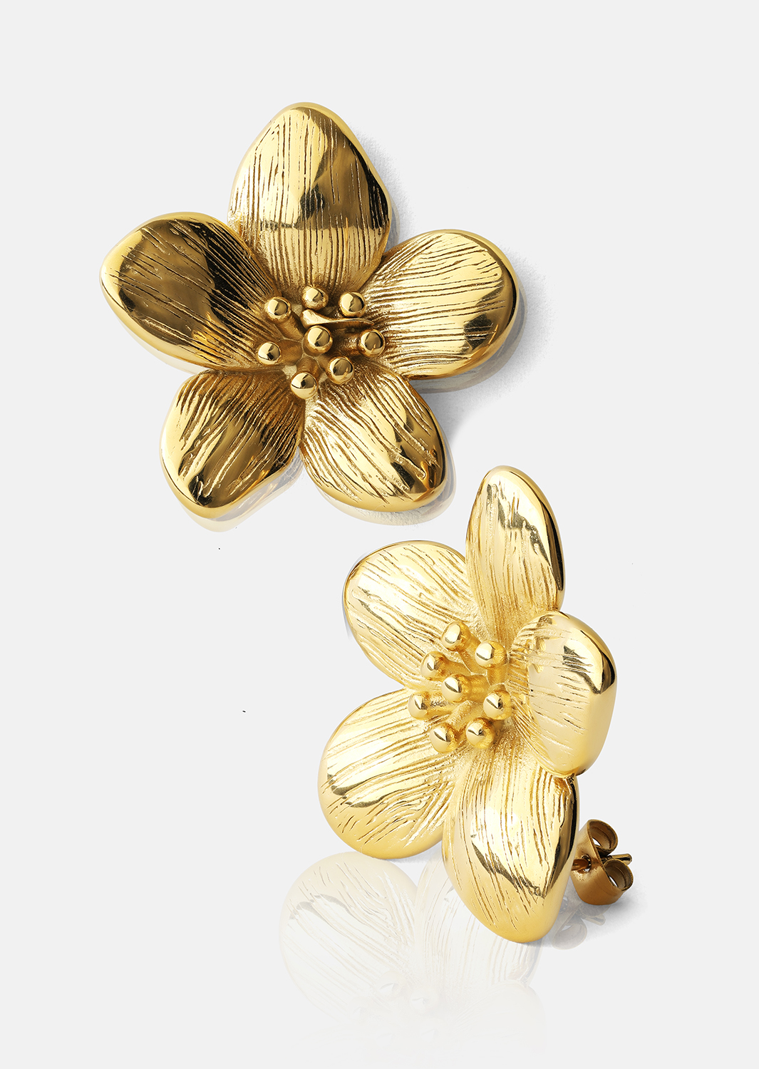 Ohrringe Flora Shine – 18k Vergoldet
