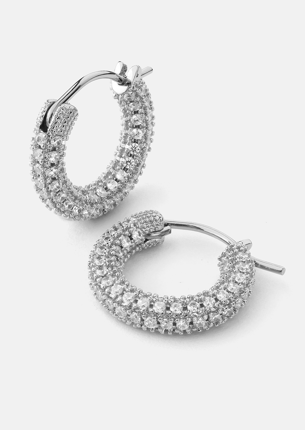 Elegans Ohrring - Versilbert