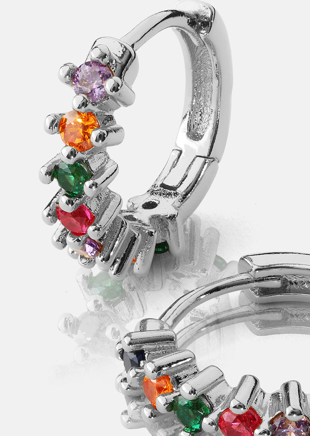 Ohrring Multicolor Shine- Versilbert