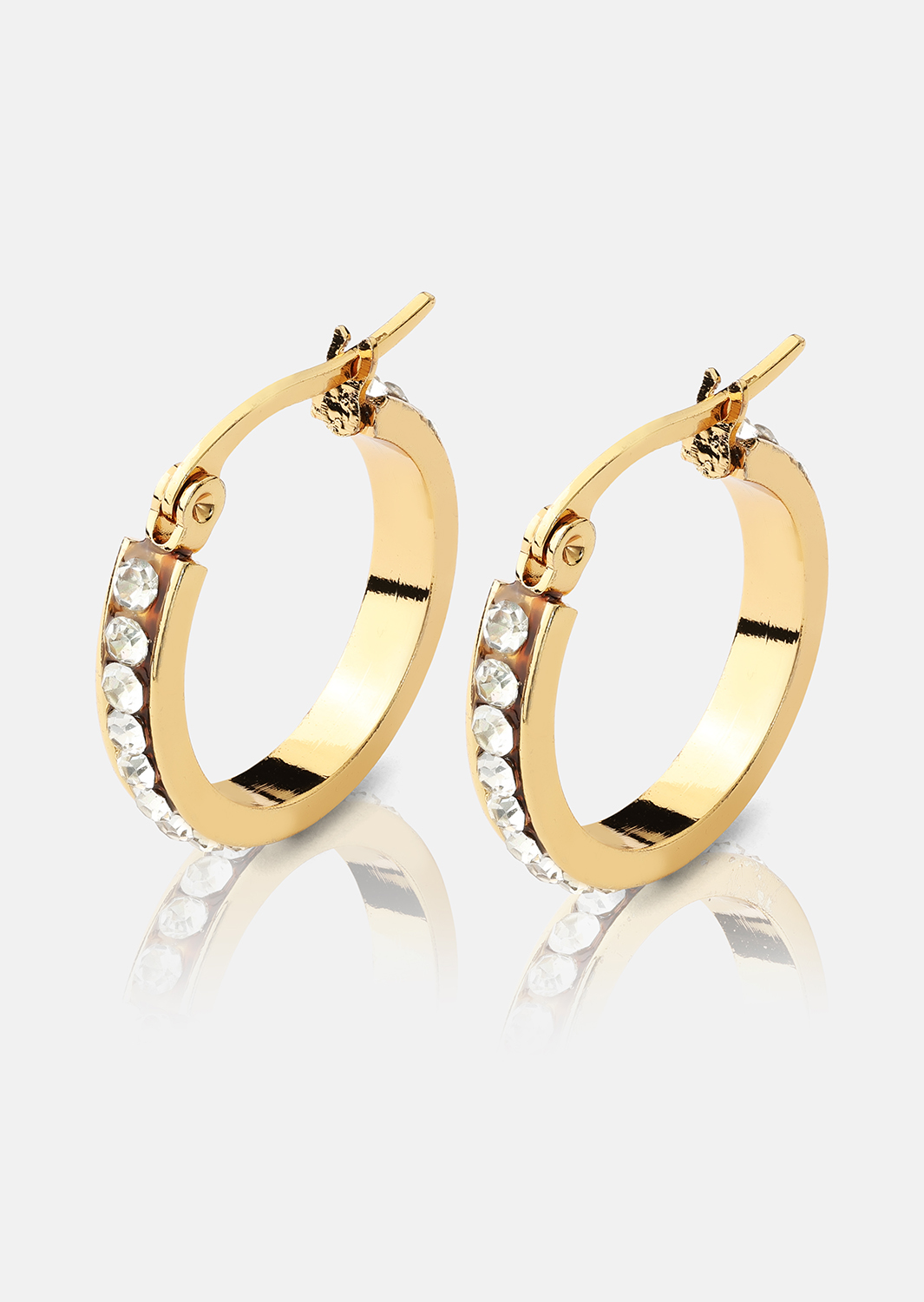 Ohrring CrystalGlow - 18k Vergoldet