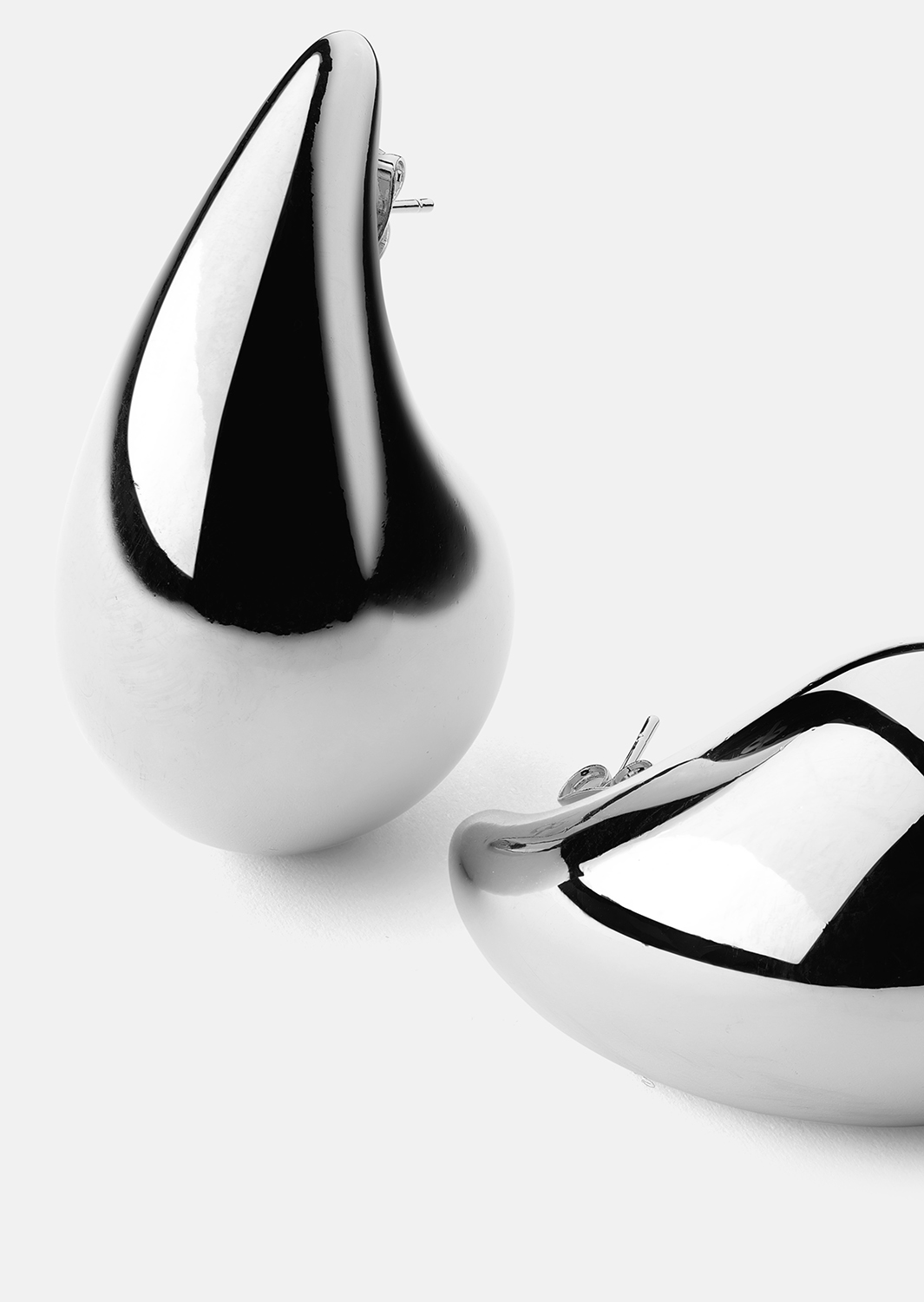 Ohrring Liquid Glow - Versilbert