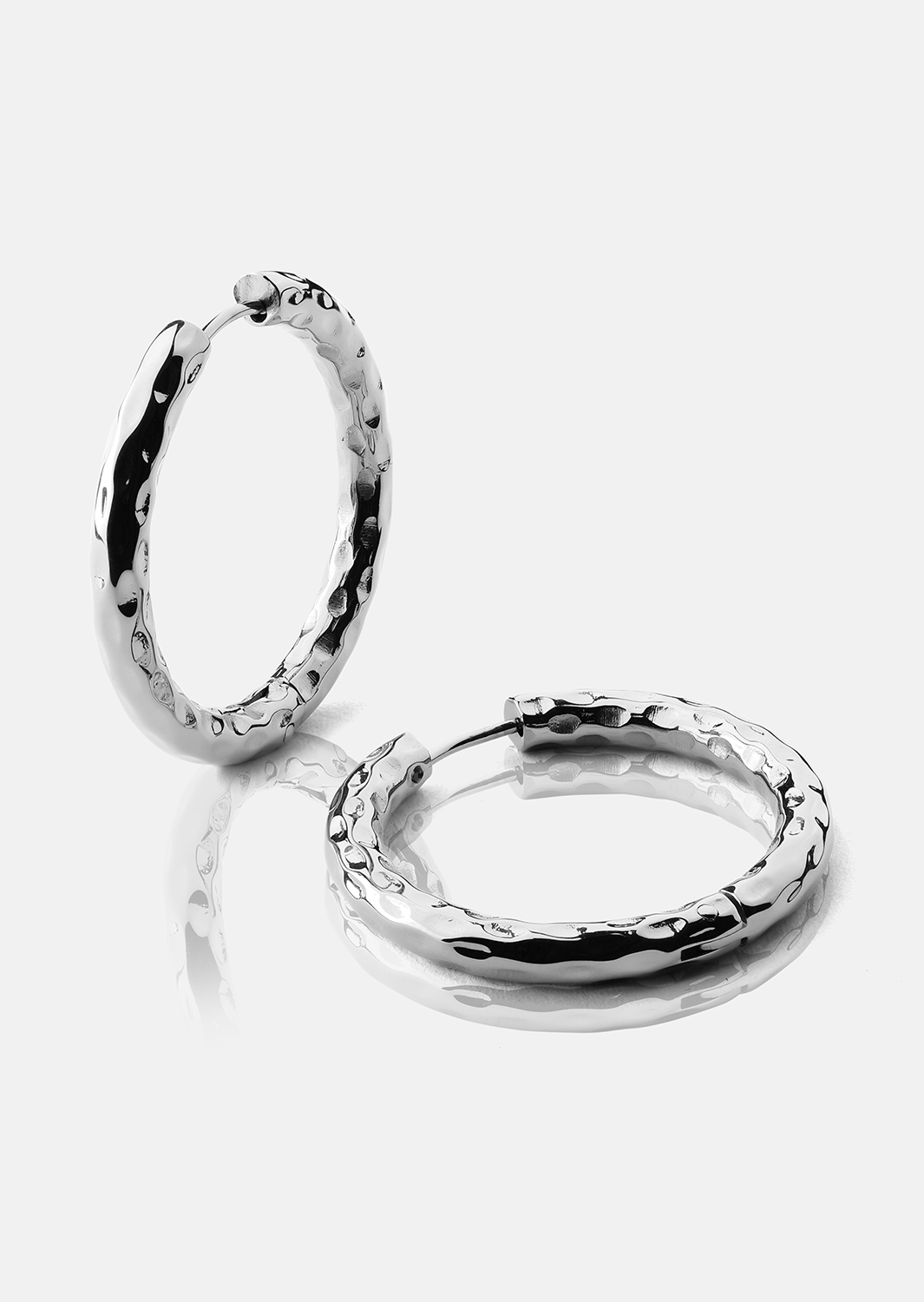 Ohrring Everyday Hoops - Versilbert
