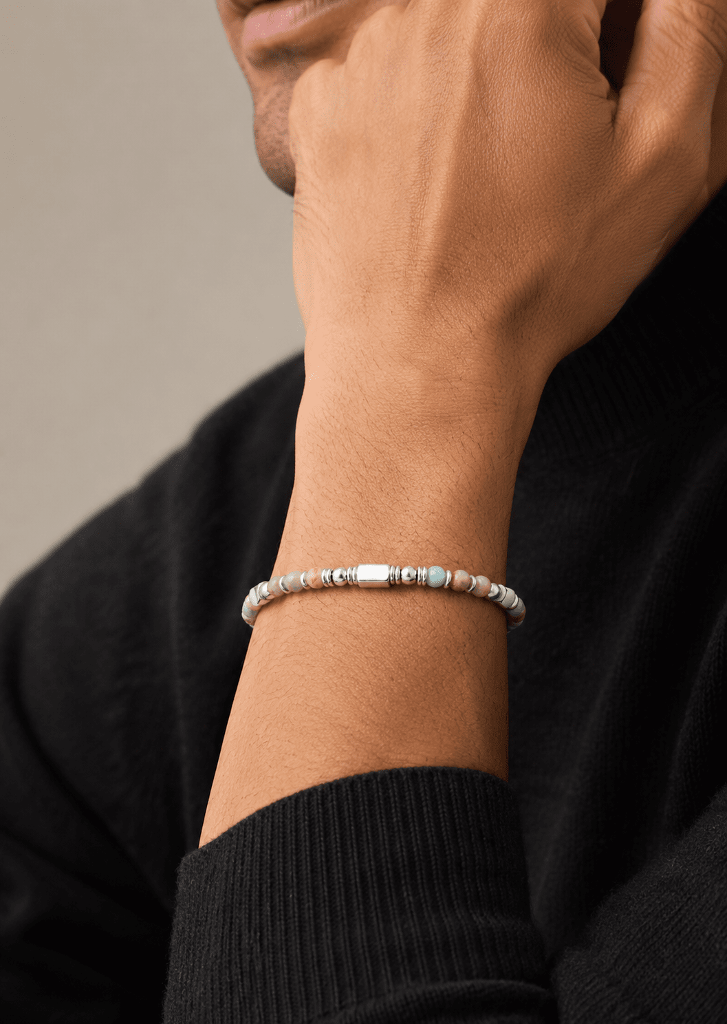 Perlenarmband Emerald Essence