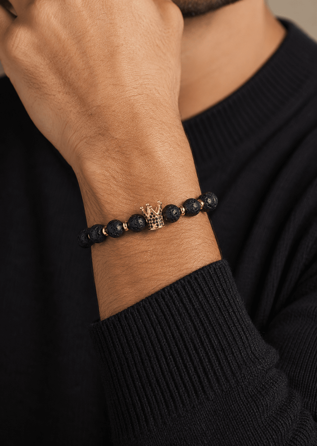 Perlenarmband Noble Crown