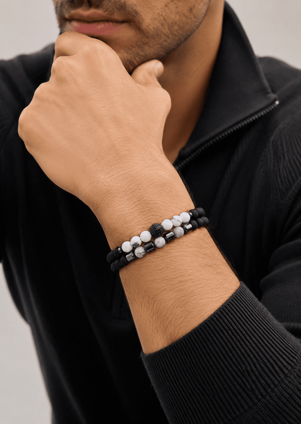 Perlenarmband Rhyden Layer