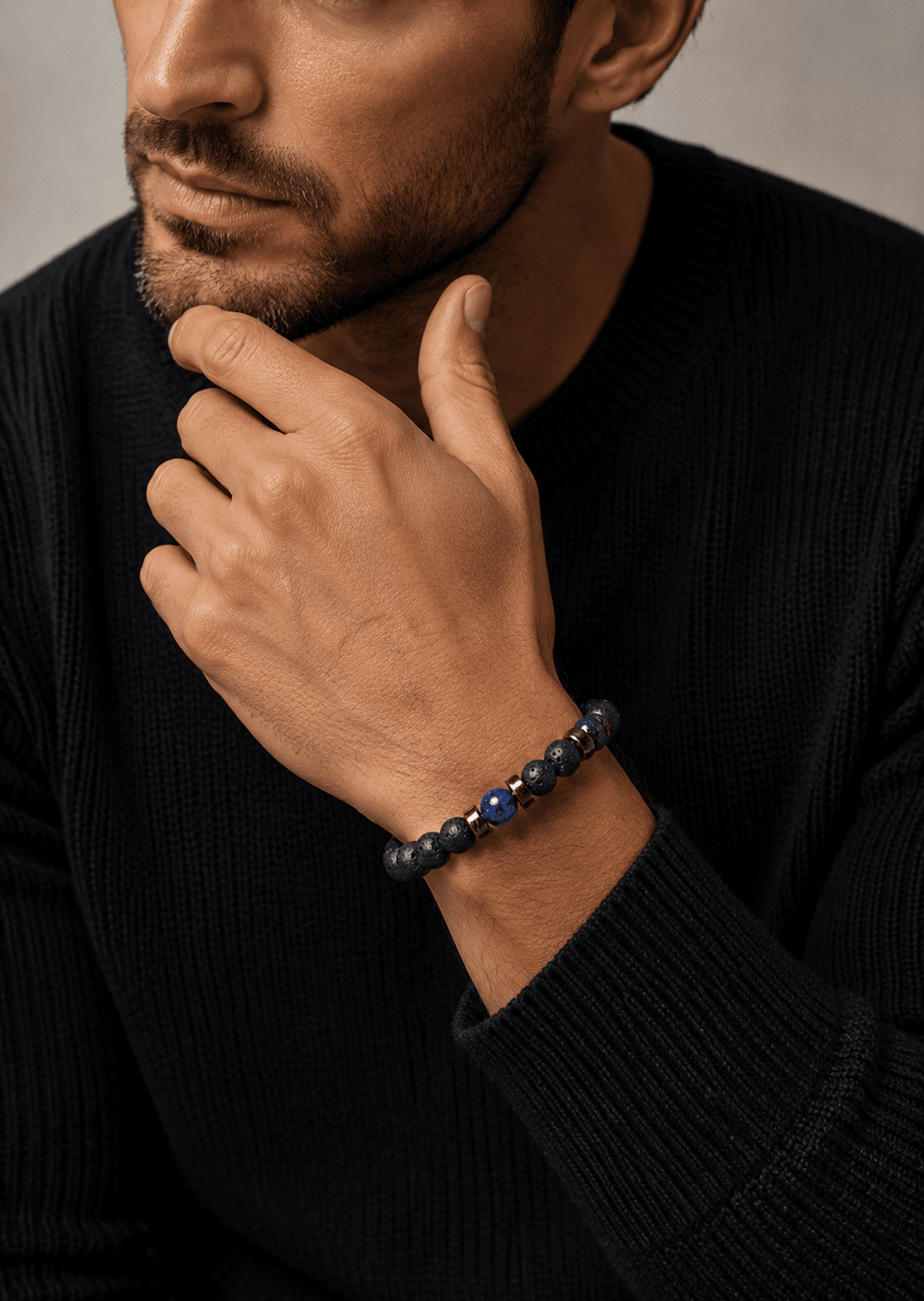 Perlenarmband Sable Echo