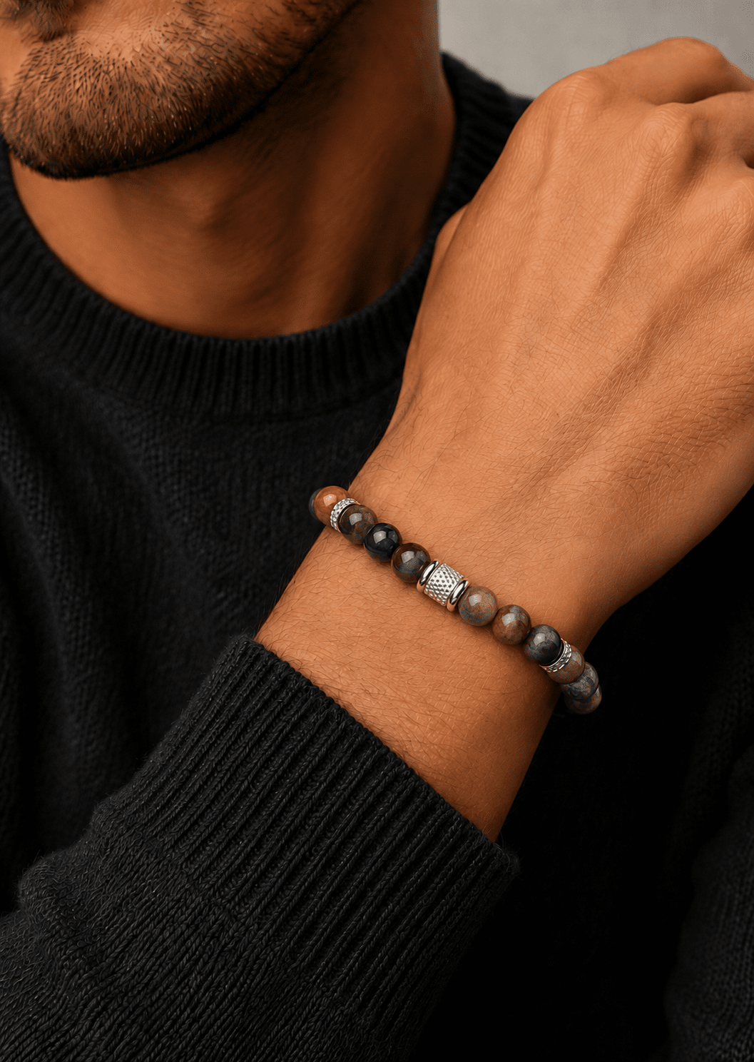 Perlenarmband Verdant Nexus