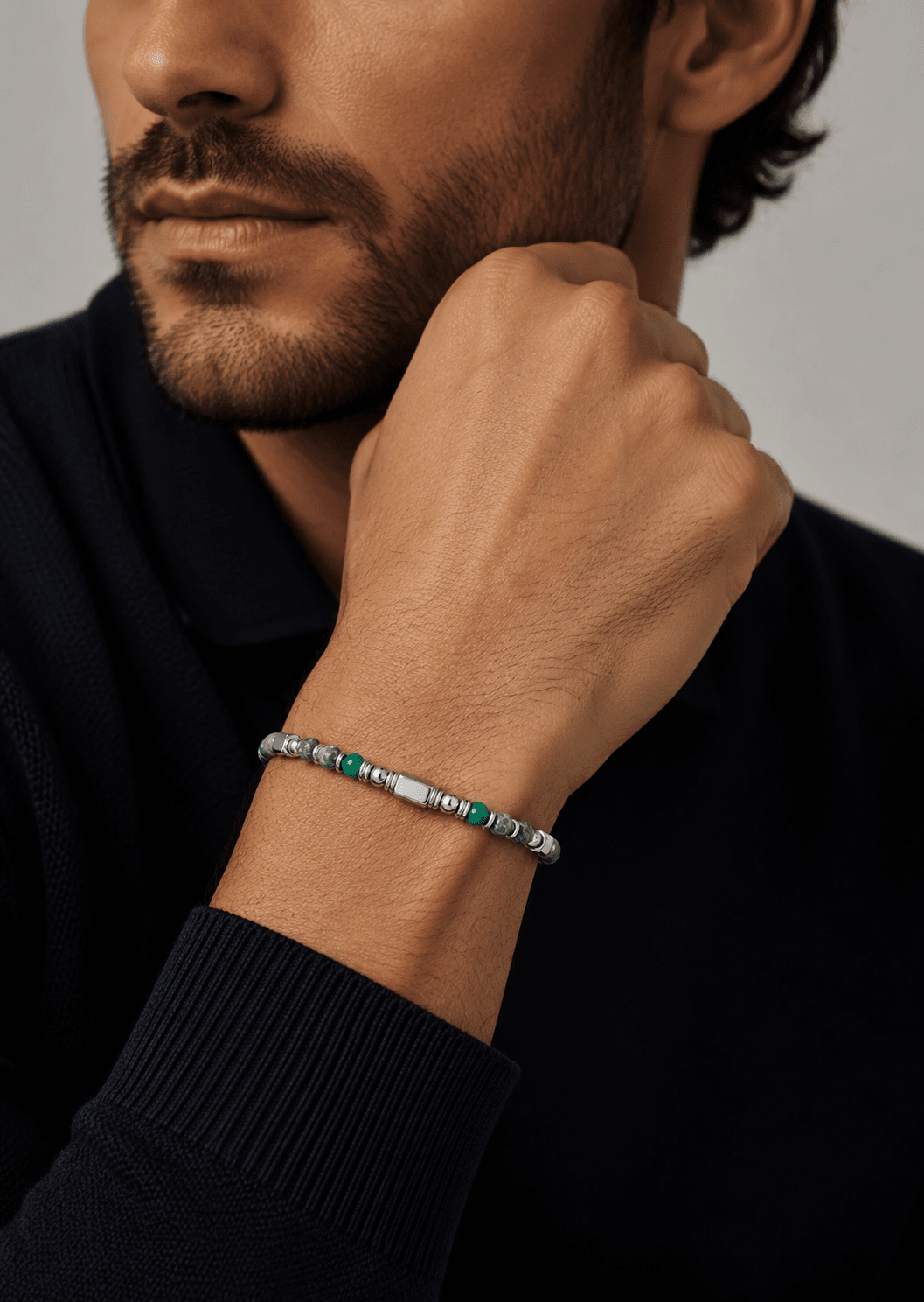 Perlenarmband Verdant Pulse
