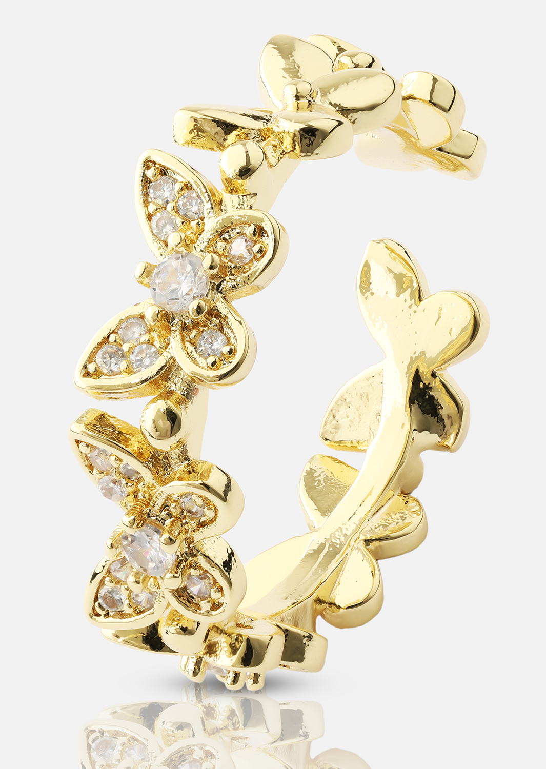 Ring Flutter – 18k Vergoldet