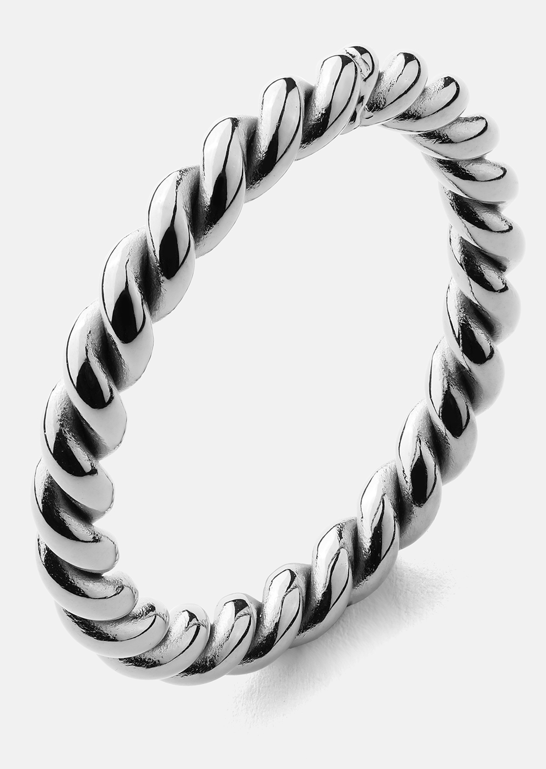 Ring Silver Twist- Versilbert