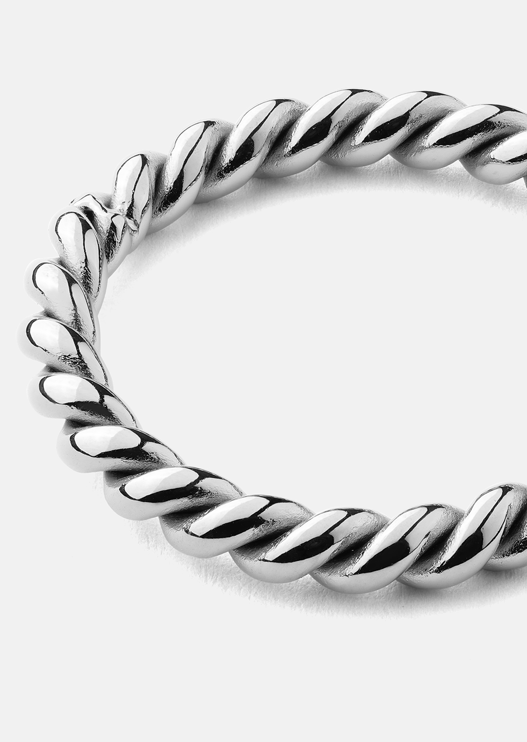 Ring Silver Twist- Versilbert