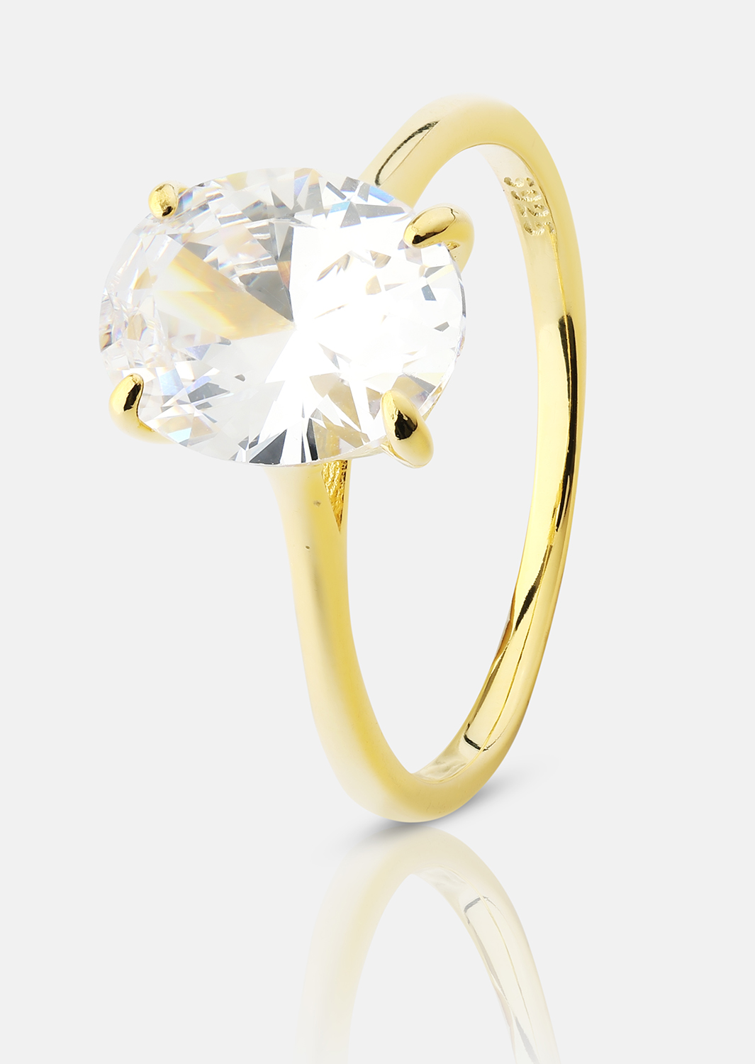 Ring Clarity - 18k Vergoldet