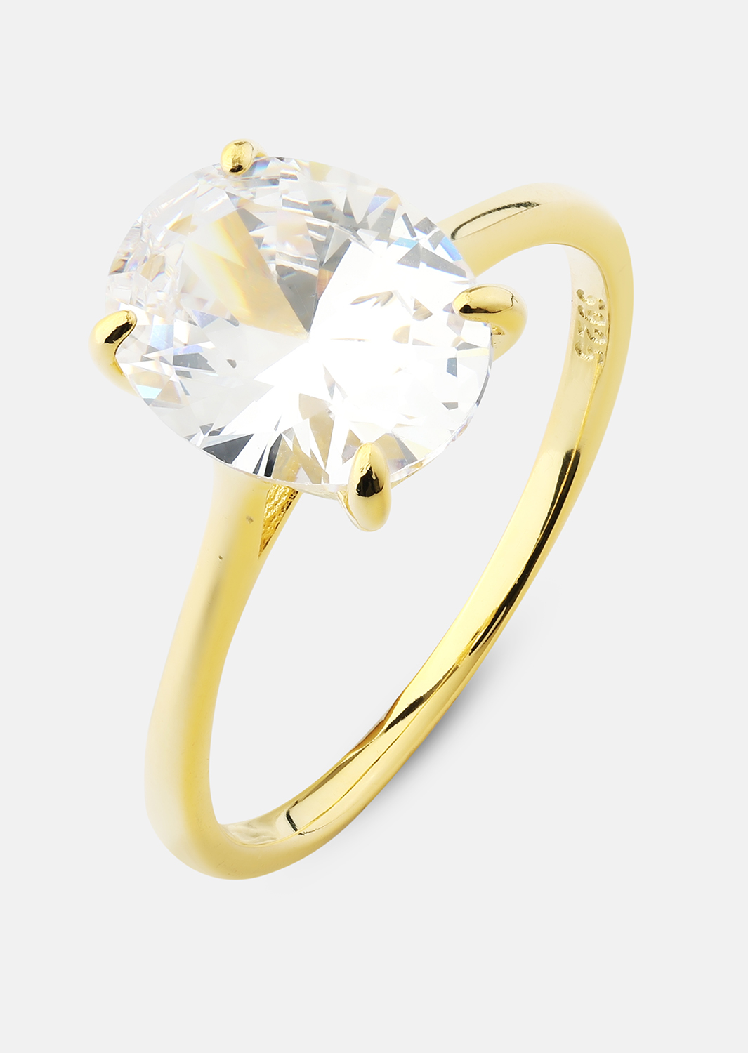 Ring Clarity - 18k Vergoldet