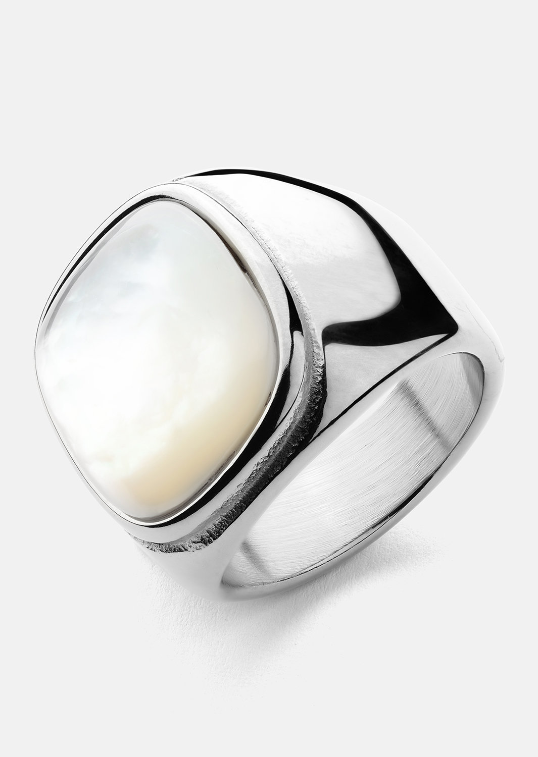 Ring Blanche - Versilbert