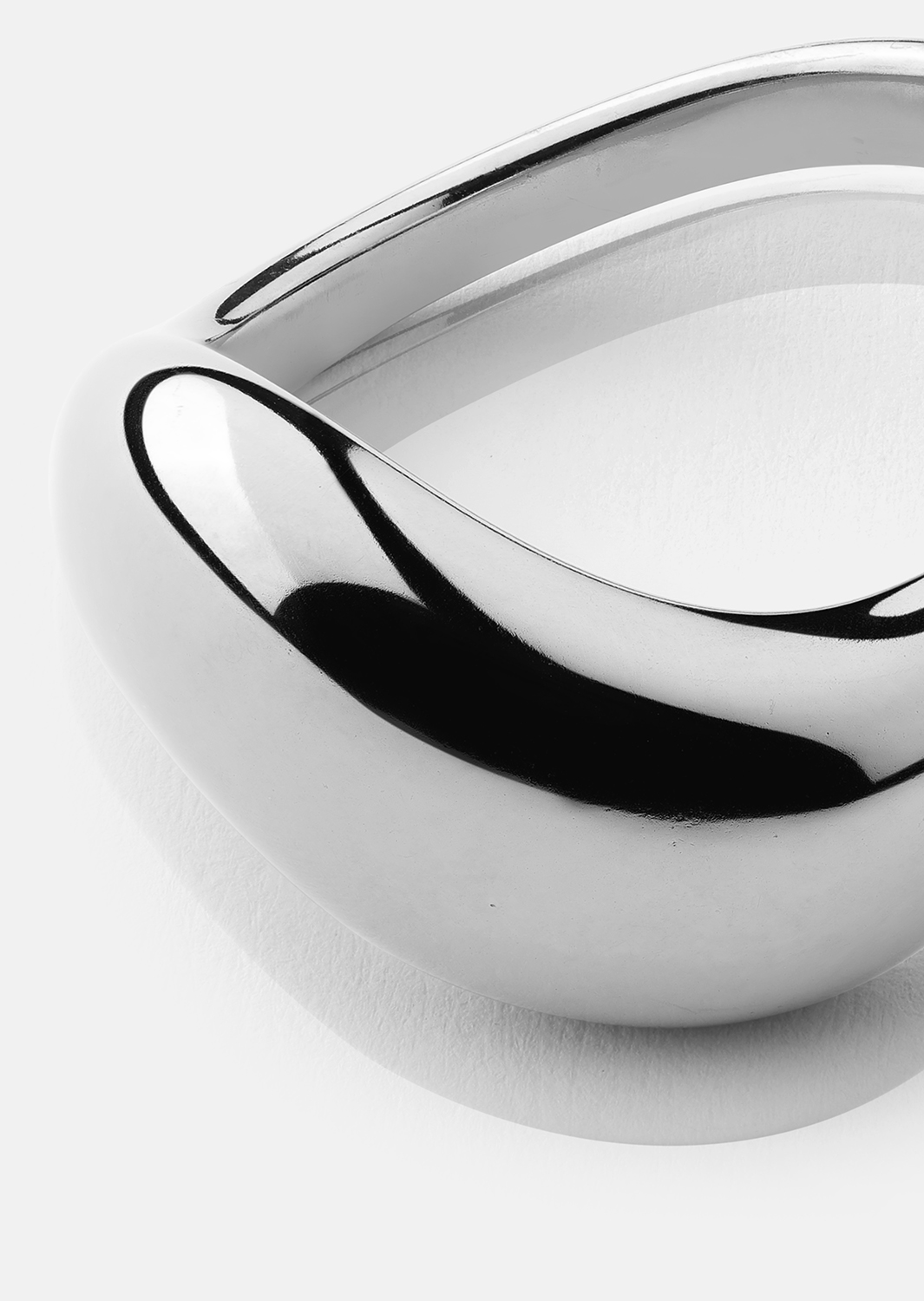 Ring Soft Curve - Versilbert
