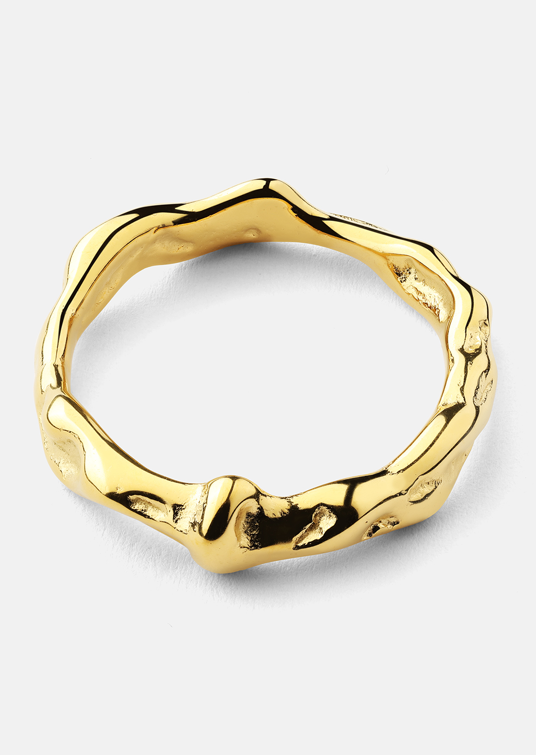 Ondula Ring - 18k Vergoldet