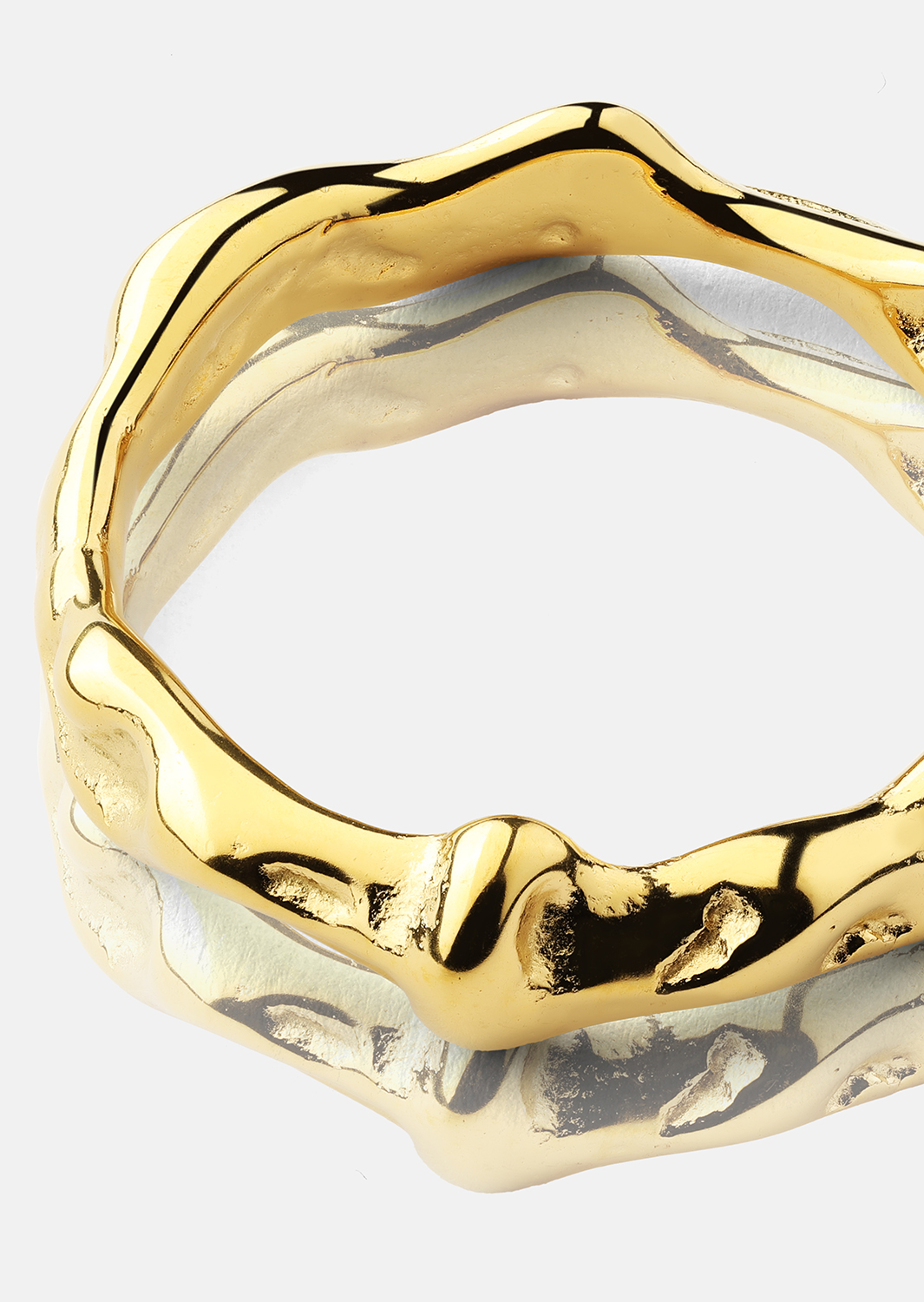 Ondula Ring - 18k Vergoldet