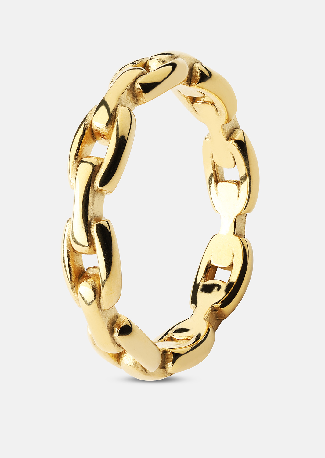 Ring Bold Chain - 18K Vergoldet