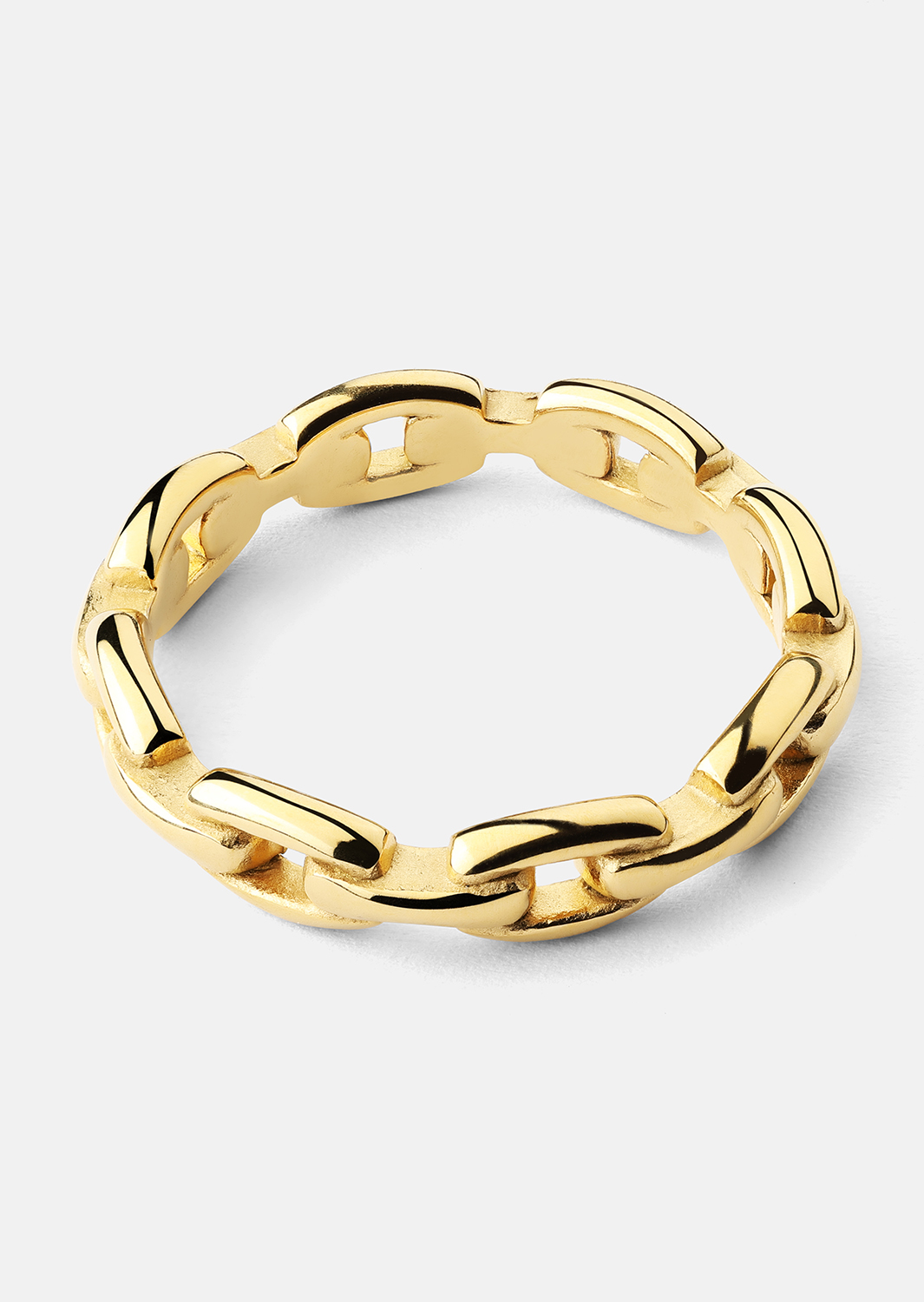 Ring Bold Chain - 18K Vergoldet