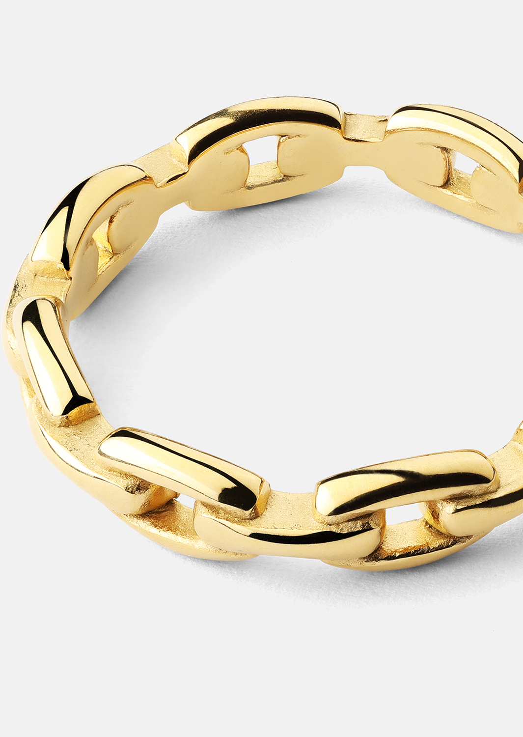 Ring Bold Chain - 18K Vergoldet