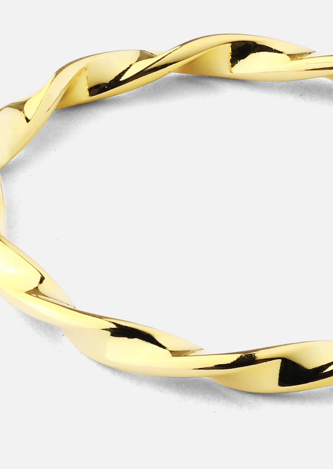 Ring Twist Whisper- 18k Vergoldet