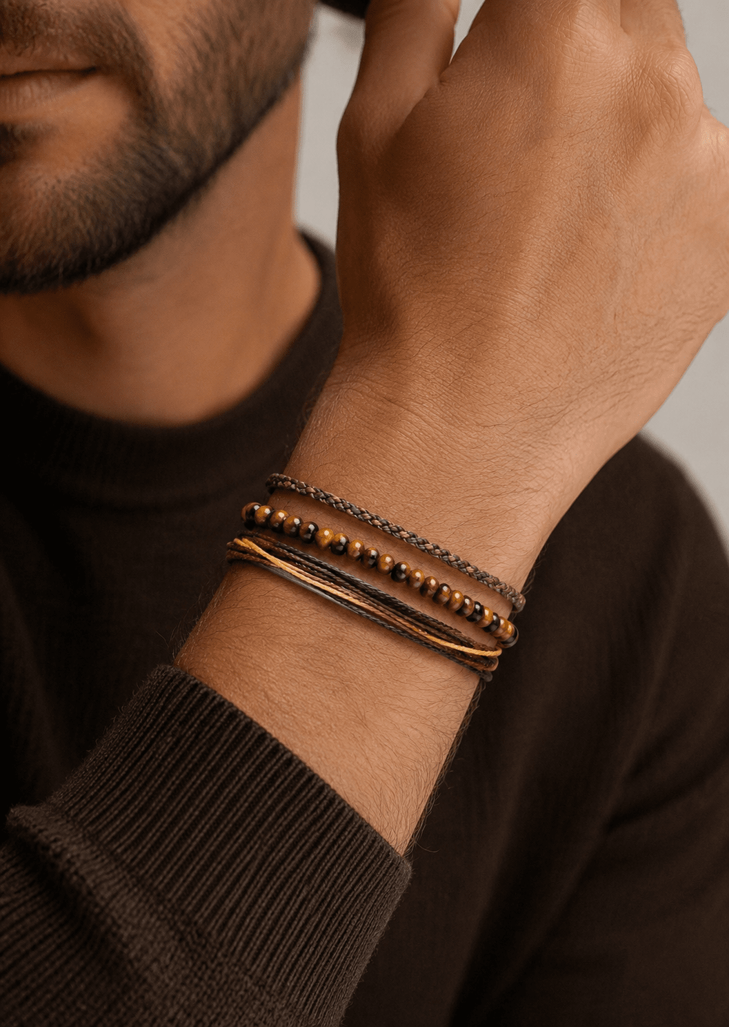 Kordelarmband Titan Forged