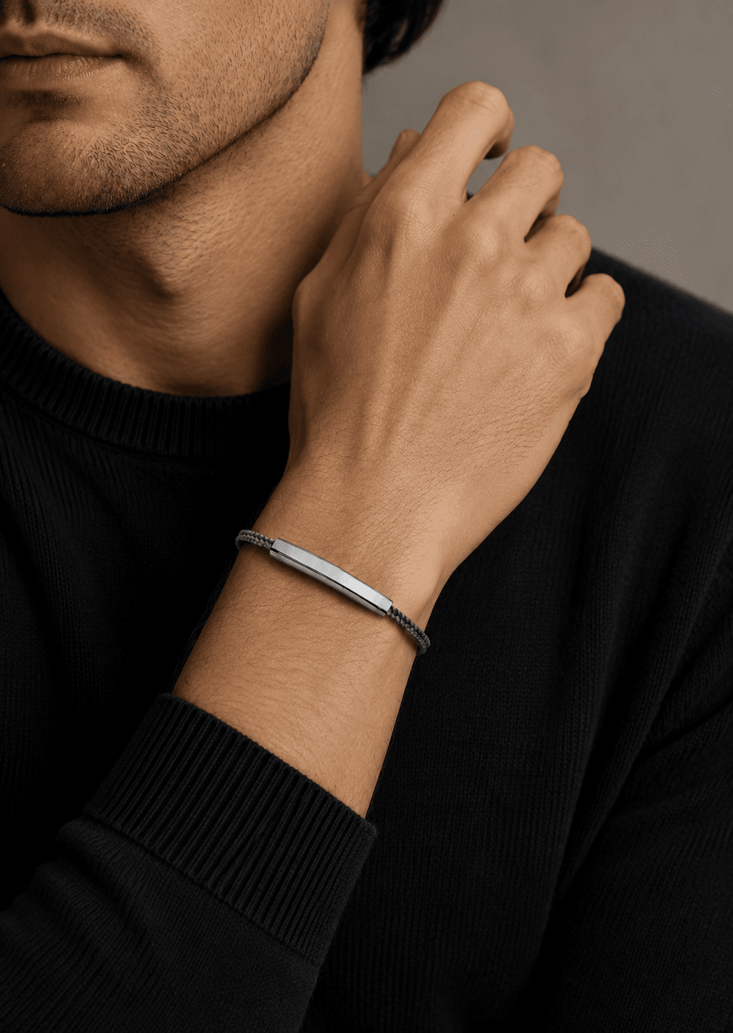 Kordelarmband Titan Label